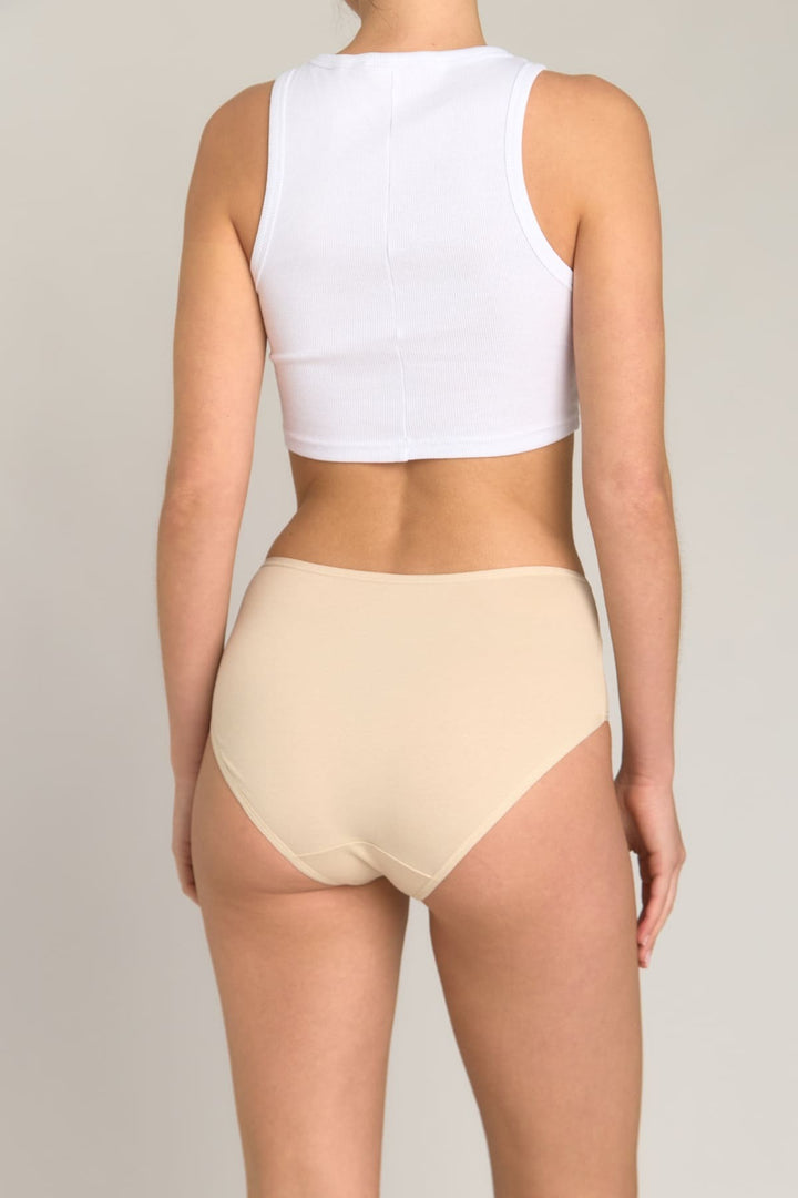 Lovely Things DAISY Micro Modal Culotte Hipster Taille Haute - ten