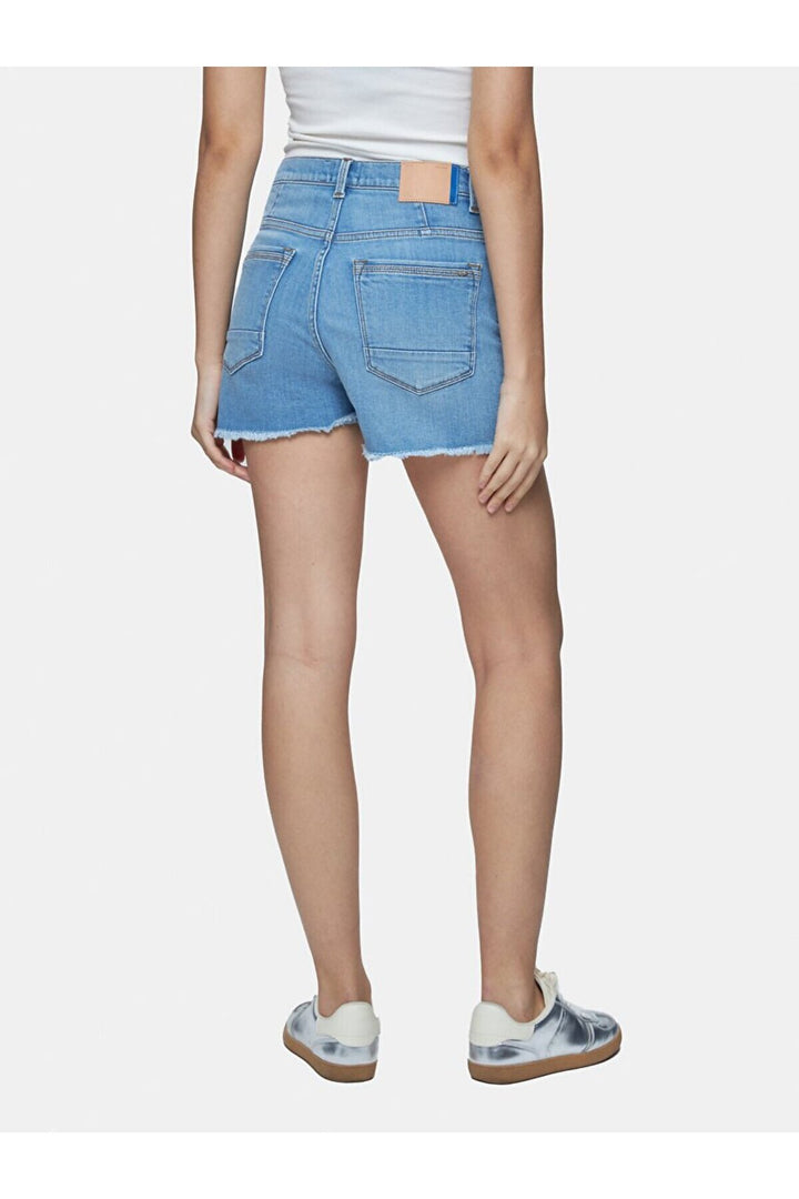 LTB Short en jean taille haute Carola