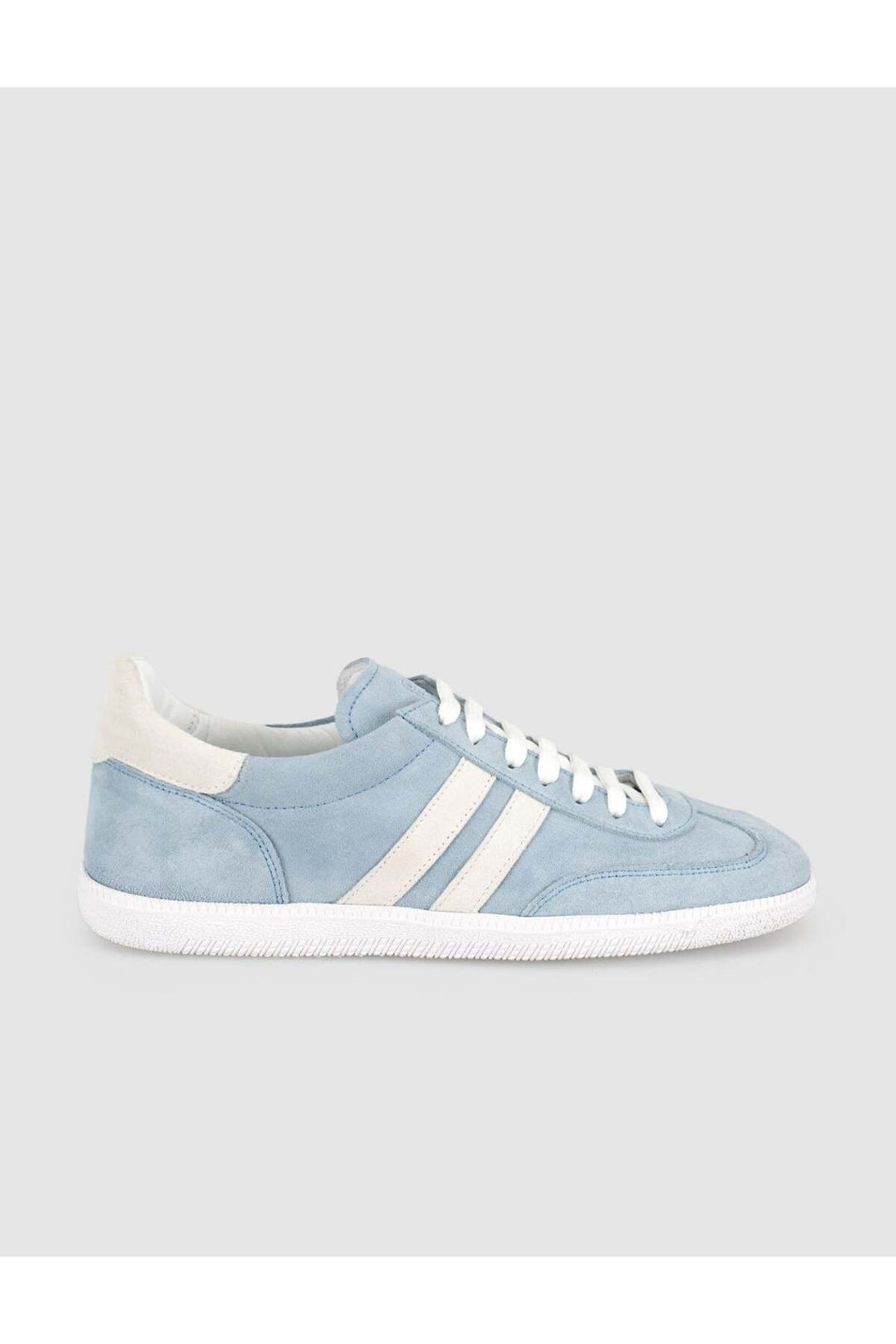 Cabani Shoes Baskets femme en cuir suédé bleu clair - Bleu clair