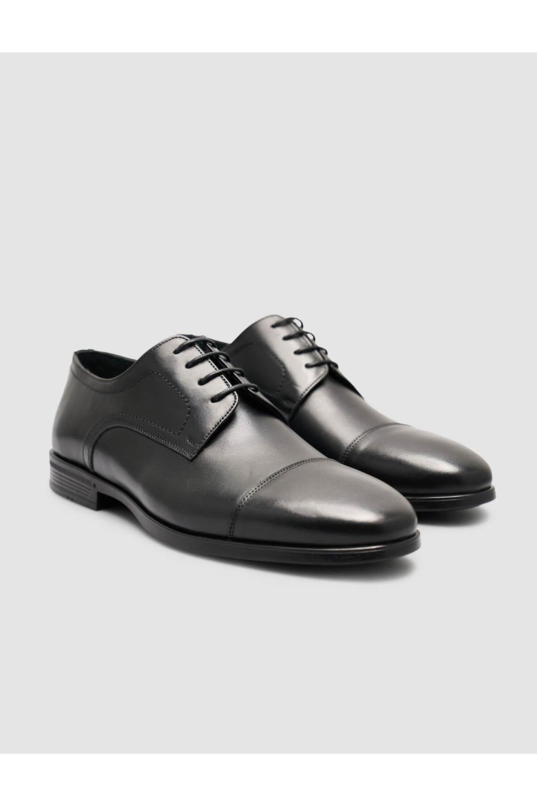 Cabani Shoes %100 Cuir véritable Chaussures classiques pour hommes noires - Noir