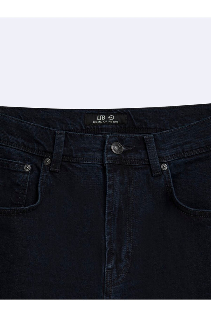 LTB Pantalon Jean Indigo Foncé Taille Moyenne Droit Lioren L - dark Indigo