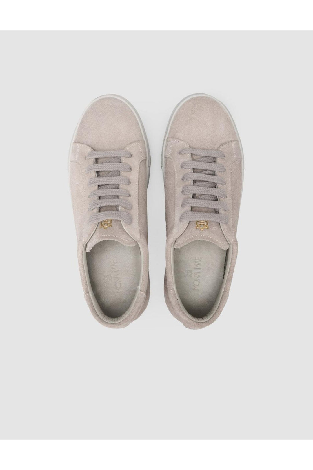 Cabani Shoes MonaMae Baskets en Suède Grises pour Femmes - Gris
