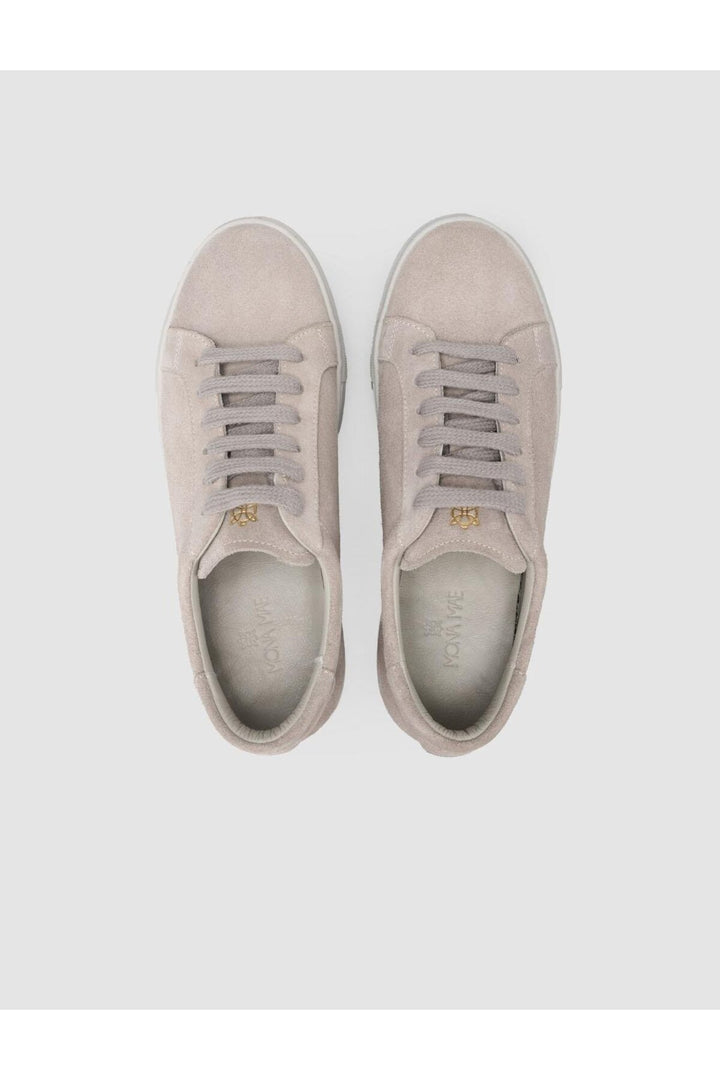 Cabani Shoes MonaMae Baskets en Suède Grises pour Femmes - Gris