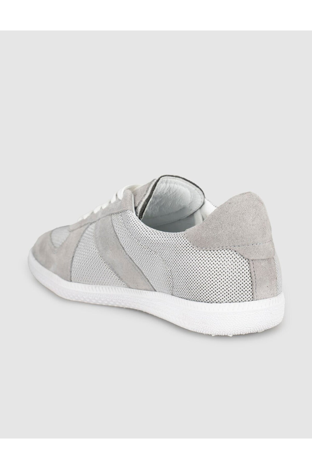 Cabani Shoes Baskets femme en cuir véritable suédé gris clair - Gris