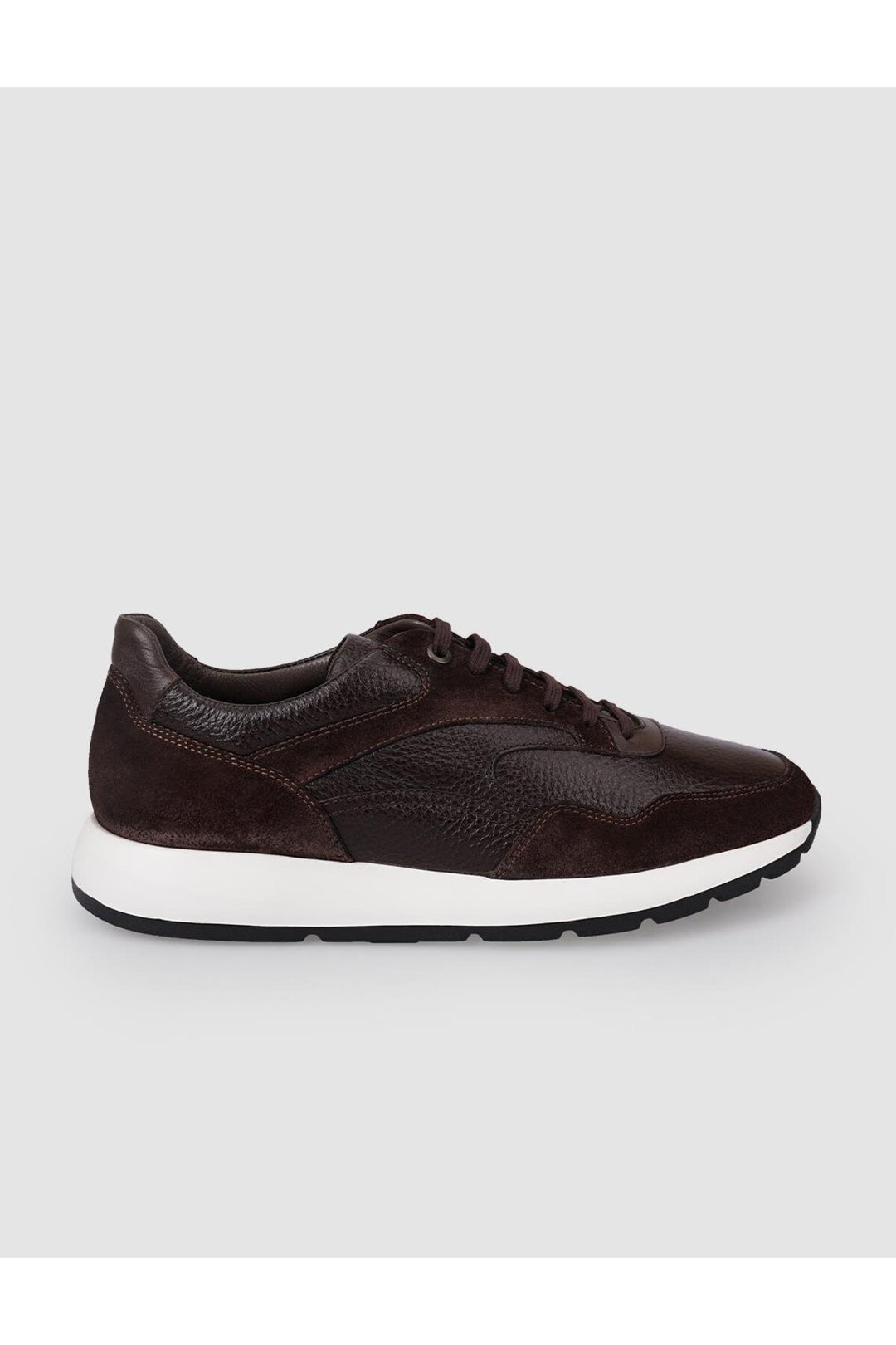 Cabani Shoes %100 Cuir véritable Chaussures de sport pour hommes Marron - Marron