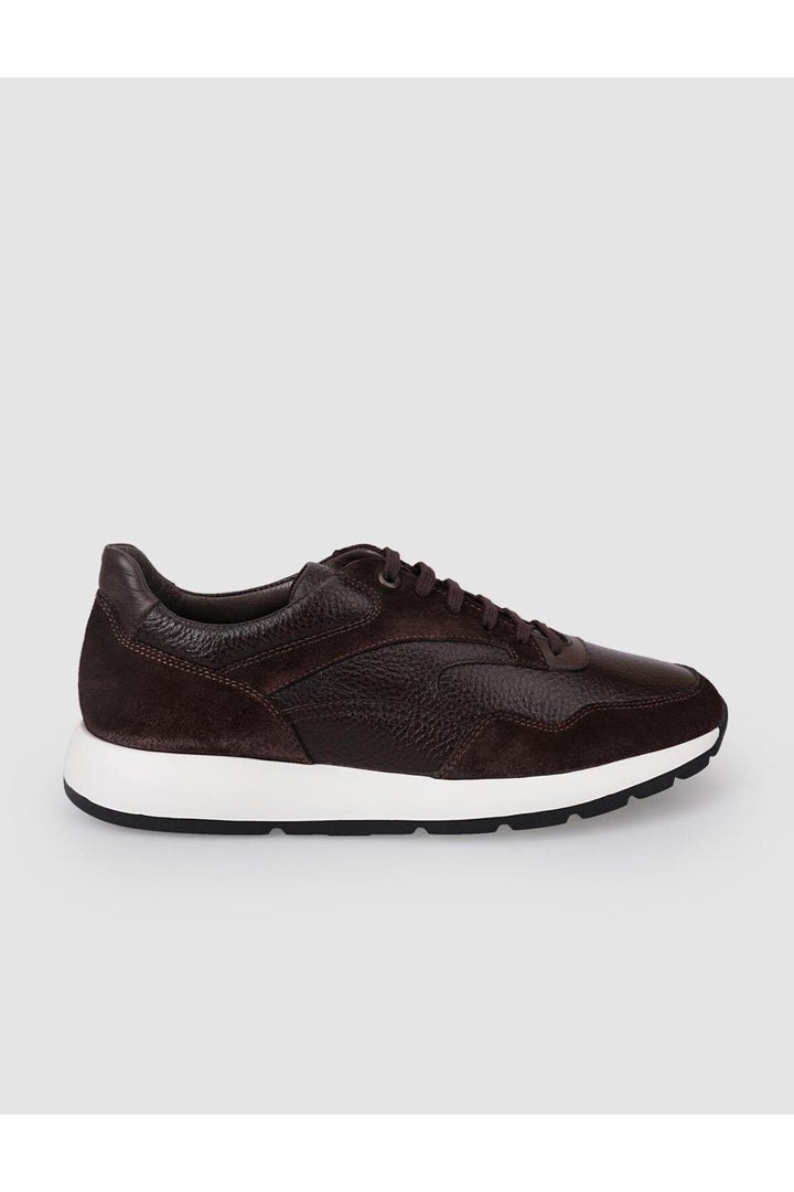 Cabani Shoes %100 Cuir véritable Chaussures de sport pour hommes Marron - Marron
