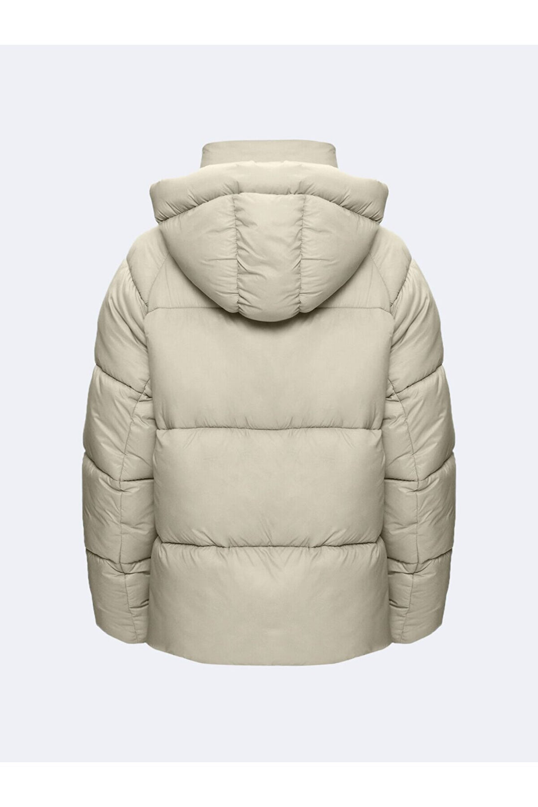 LTB Manteau gonflable beige zippé à capuche