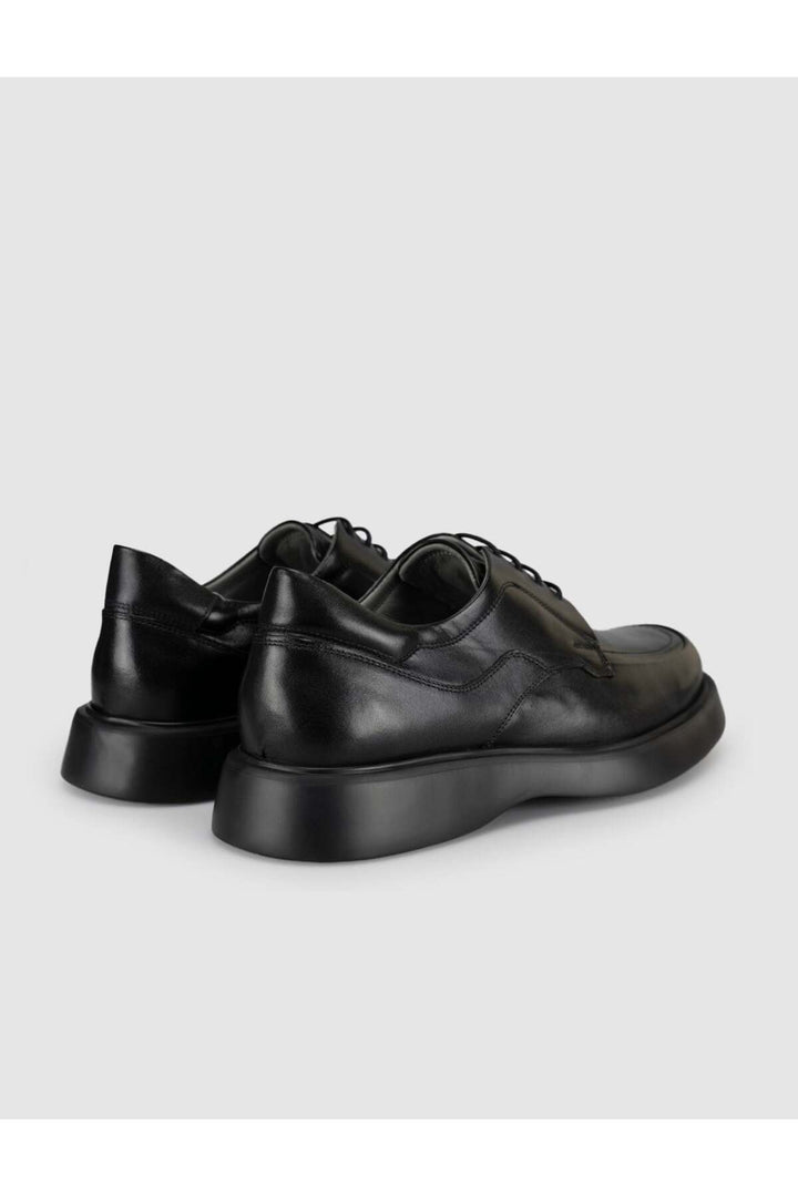 Cabani Shoes Chaussures décontractées pour hommes en cuir véritable à semelle épaisse, saisonnières. - Multicolore