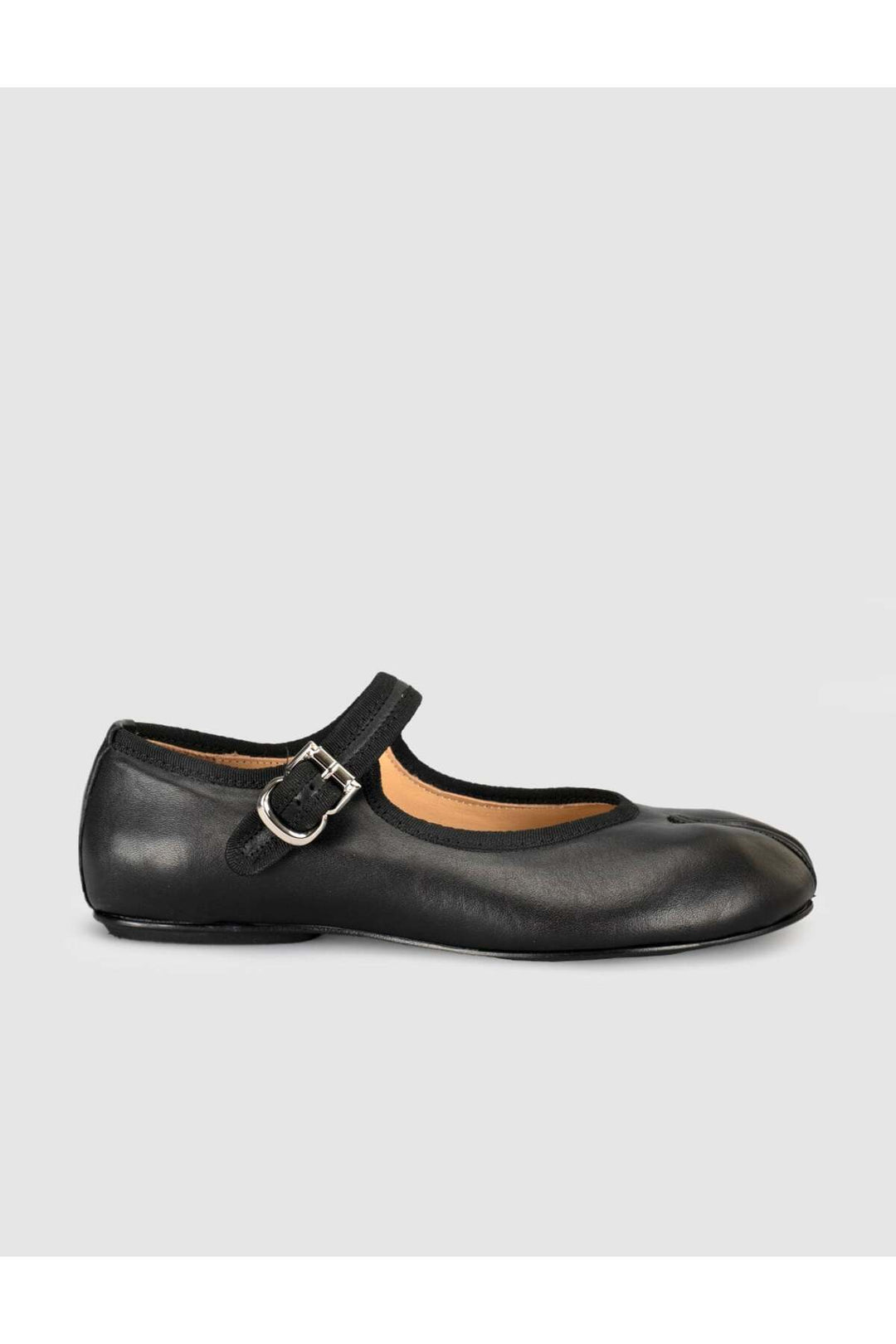 Cabani Shoes Ballerines à bout rond avec boucle noire - Multicolore