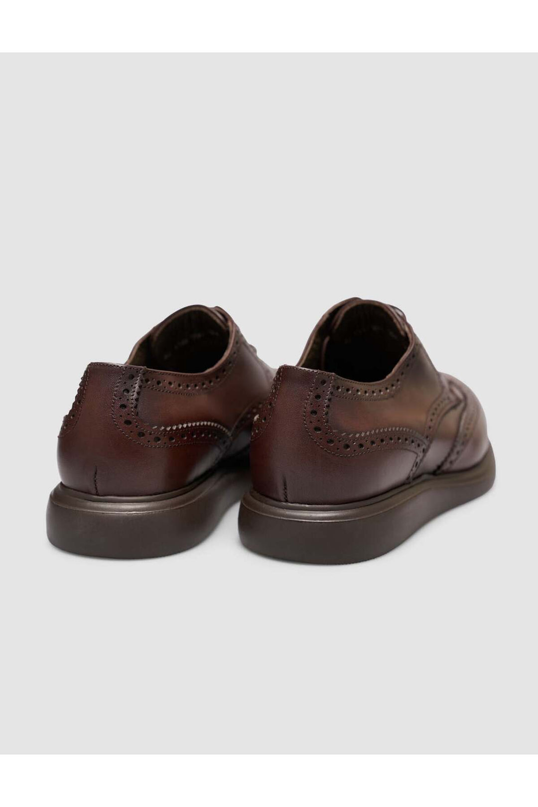 Cabani Shoes Chaussures de ville pour hommes en cuir véritable marron à lacets Eva Taban - Multicolore