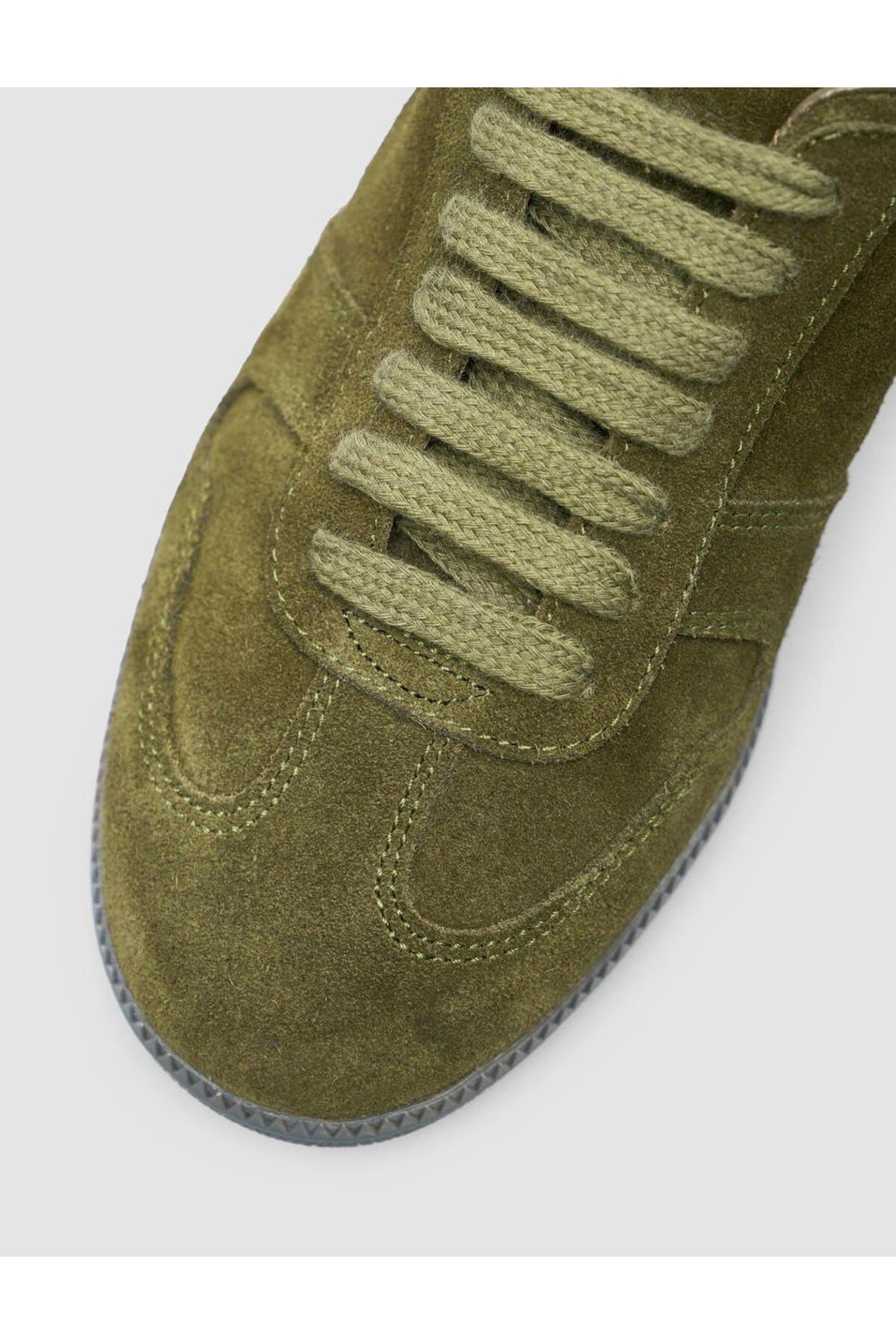 Cabani Shoes %100 Cuir Suédé Authentique Femme Baskets Kaki - Kaki