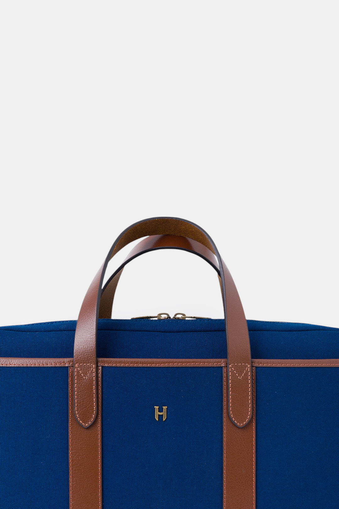Helmbrook Sac pour ordinateur portable Benedict en cuir véritable 15,6"à deux compartiments pour homme