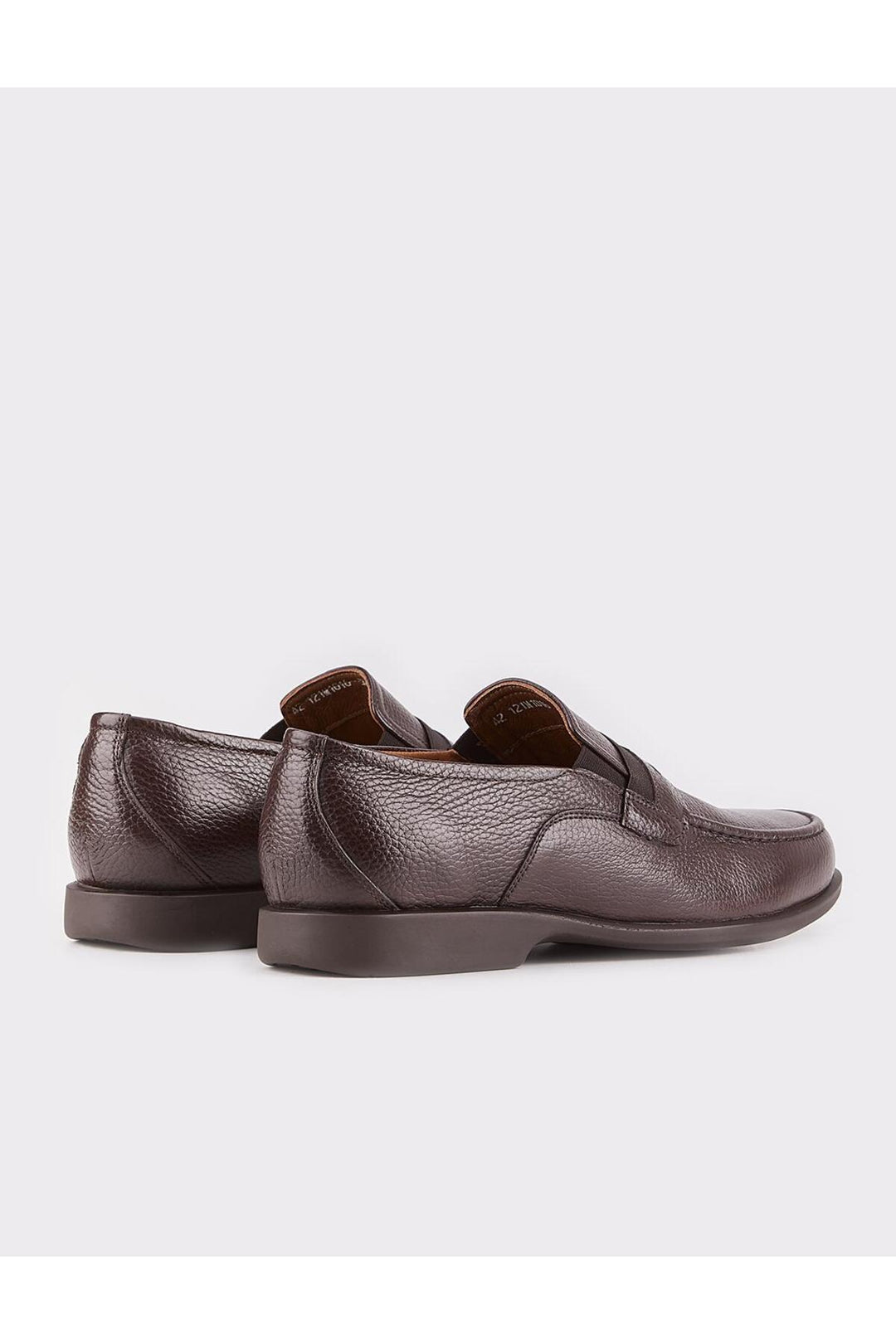 Cabani Shoes Mocassins pour hommes en cuir véritable marron - Marron