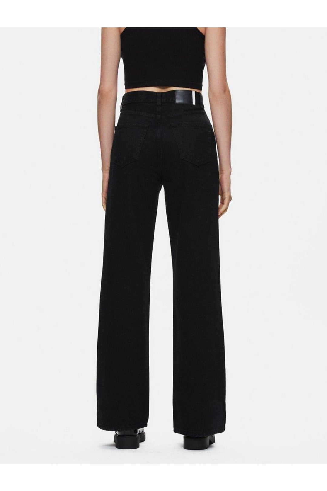 LTB Pantalon en jean large pour femme Vıonne H Black Wash
