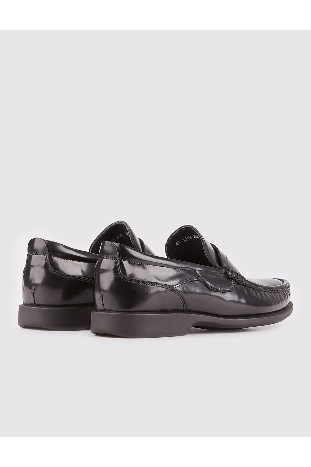 Cabani Shoes Chaussures de ville pour hommes en cuir véritable avec semelle en caoutchouc antidérapante, couleur noire. - Noir