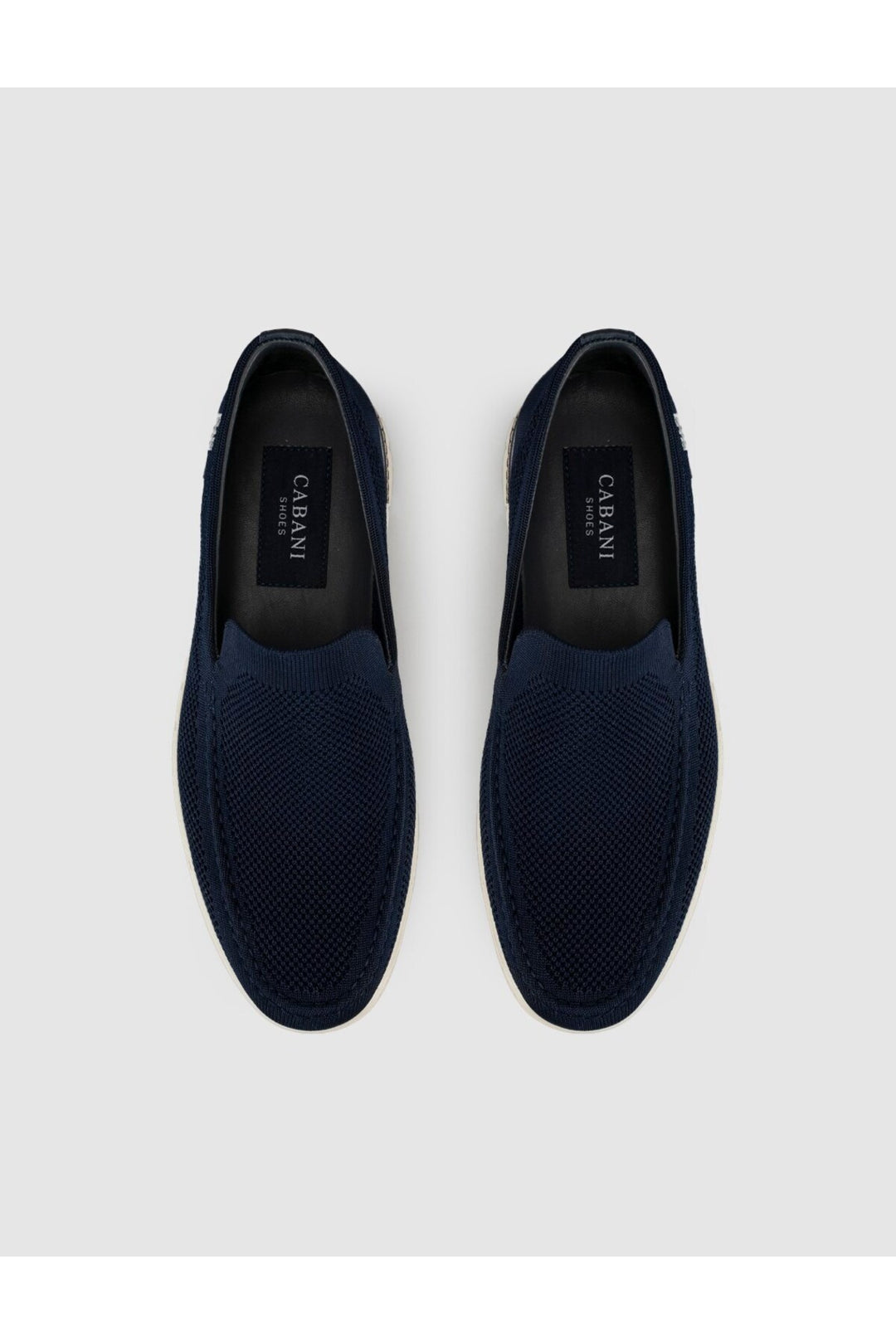 Cabani Shoes Chaussures décontractées pour hommes en tricot à semelle légère Bleu marine - Multicolore
