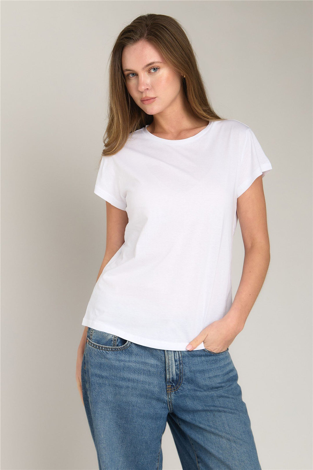 Lovely Things INA Basic T-shirt Vêtements supérieurs Haut de pyjama - Blanc