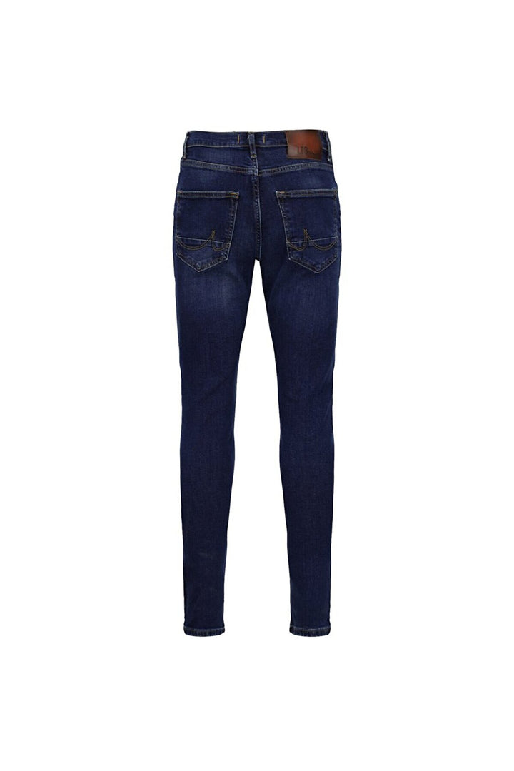LTB Pantalon en Jean Taille Moyenne Smarty Y Jambe Étroite - Bleu