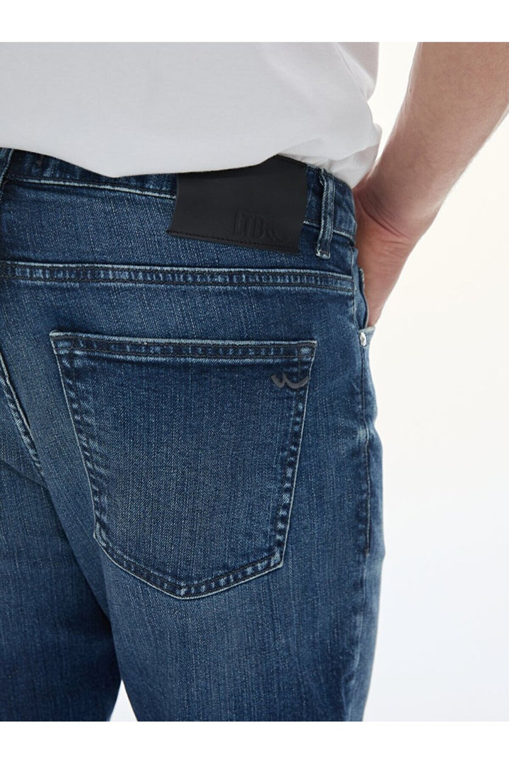 LTB Pantalon Alessio Tapered - Foncé Bleu_55445