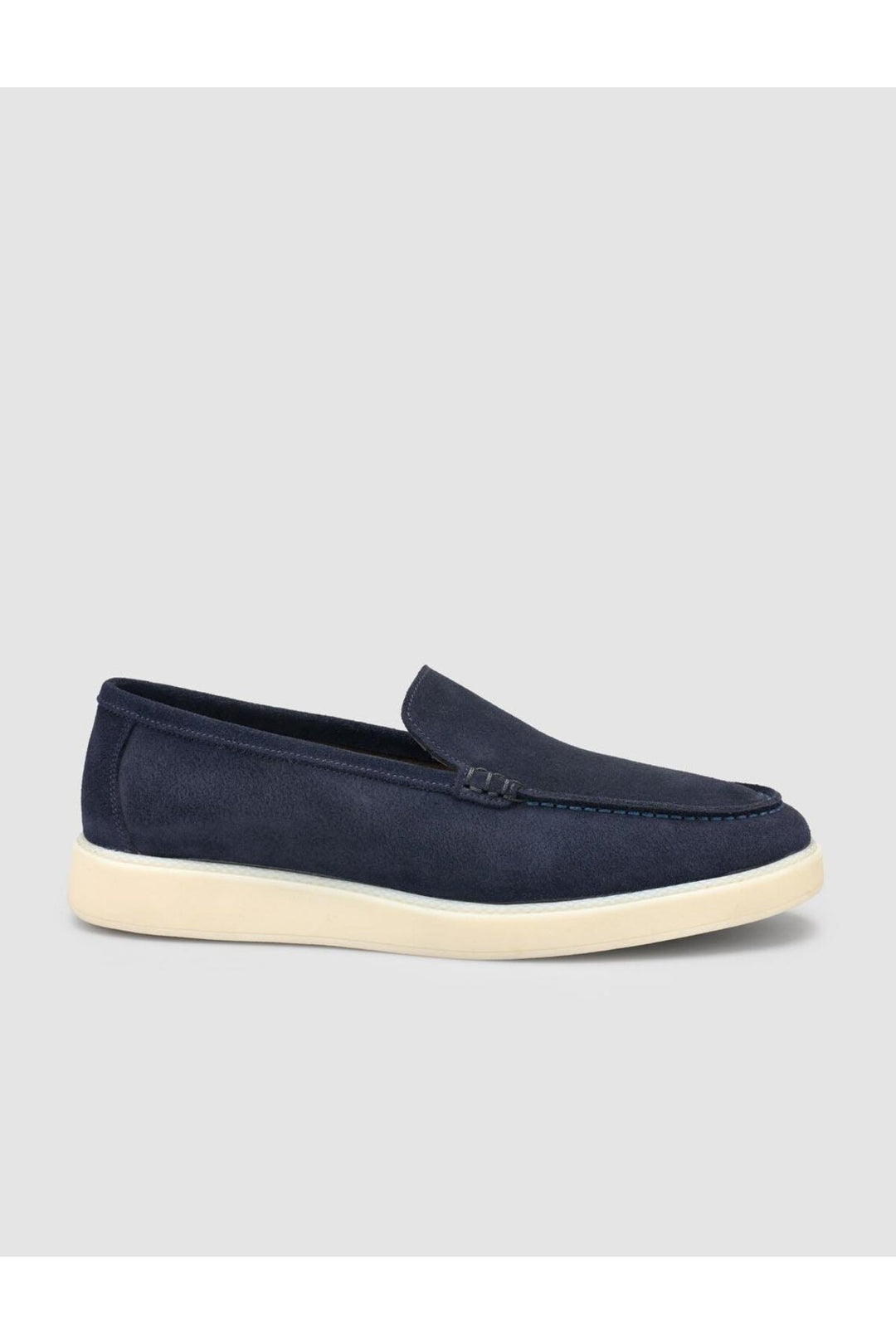 Cabani Shoes Chaussures Loafer pour hommes en Suède Bleu marine - Bleu marine