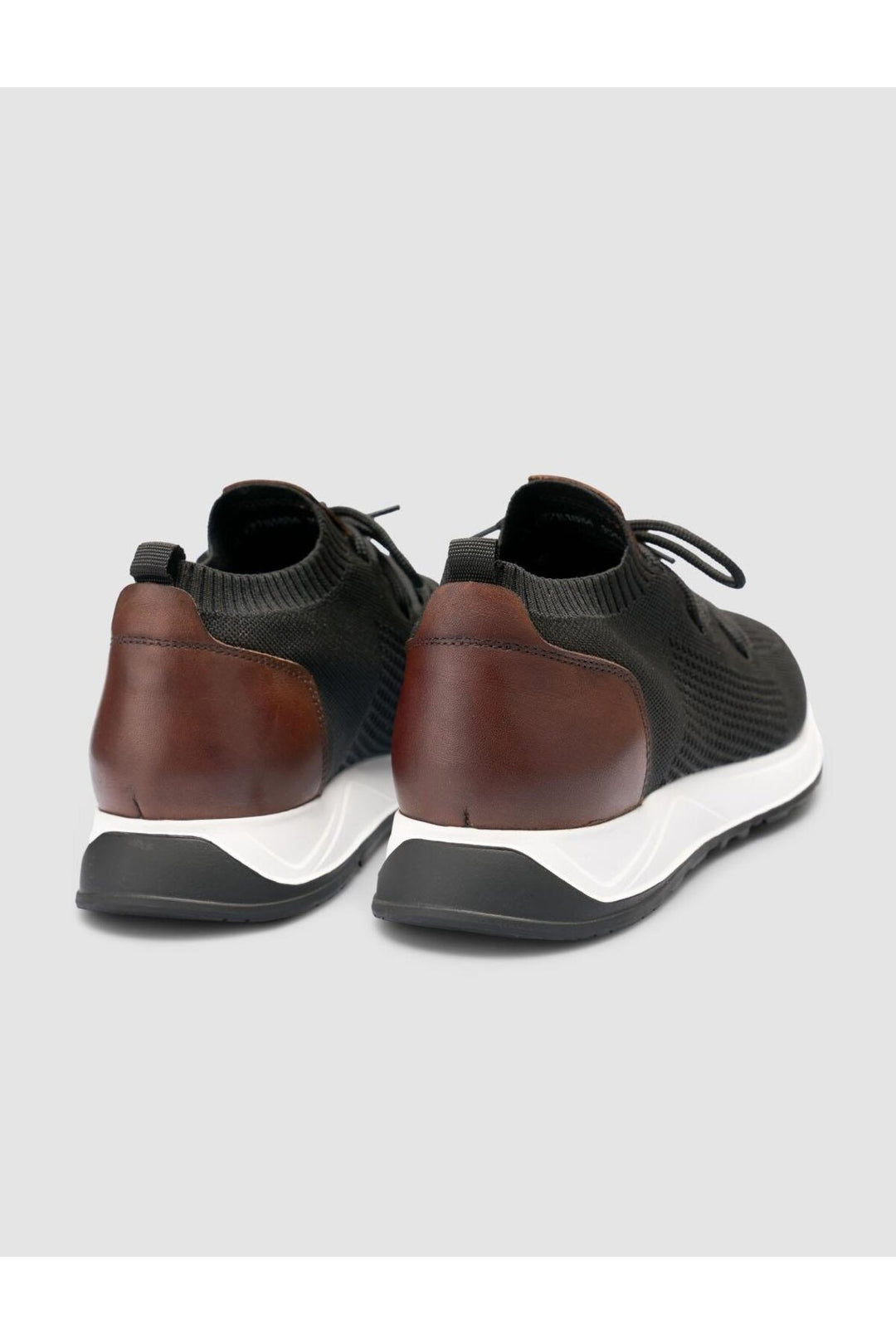 Cabani Shoes Chaussures de sport Napoli pour homme en tricot noir - Noir