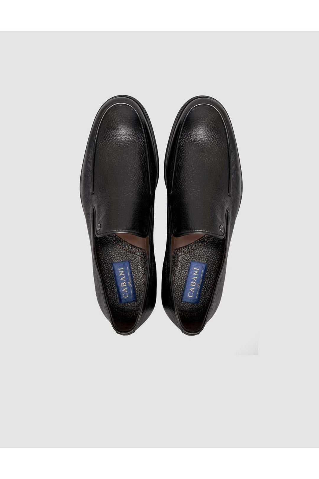 Cabani Shoes Chaussures noires modernes classiques en cuir premium pour homme - Multicolore