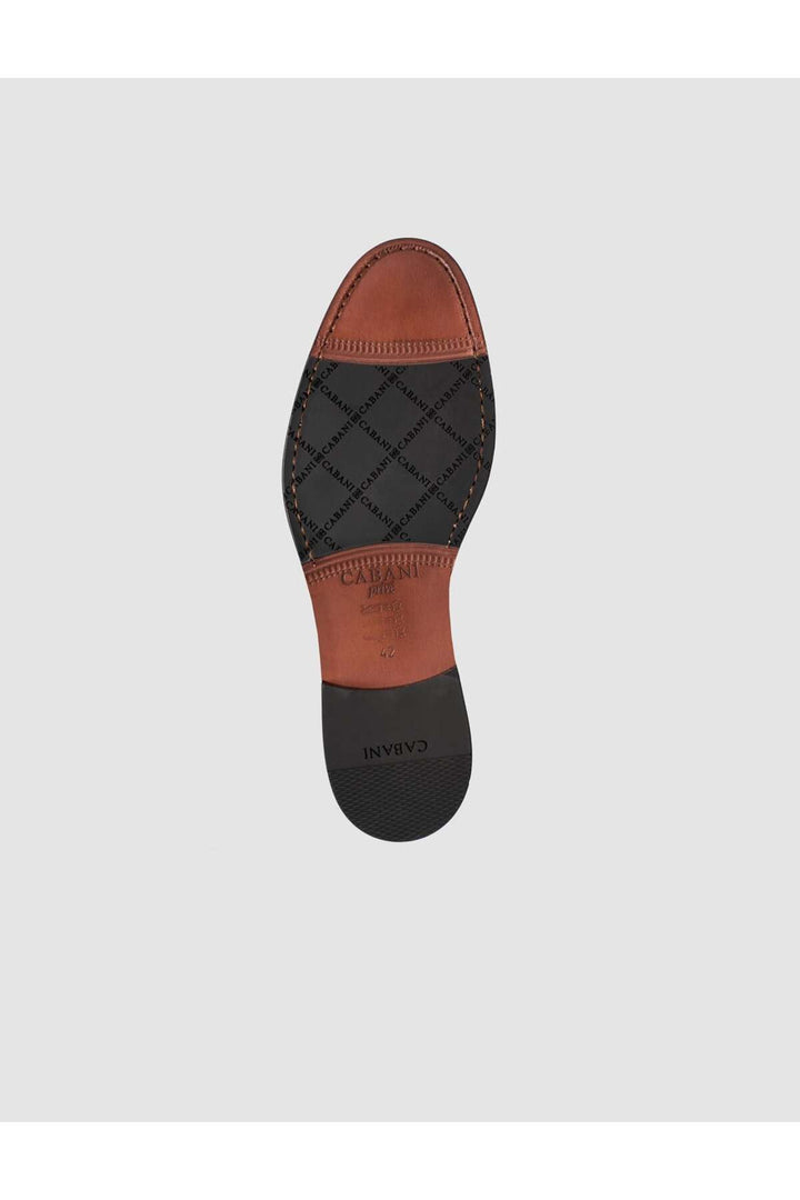 Cabani Shoes Chaussures classiques slip-on en cuir véritable noir pour homme - Multicolore