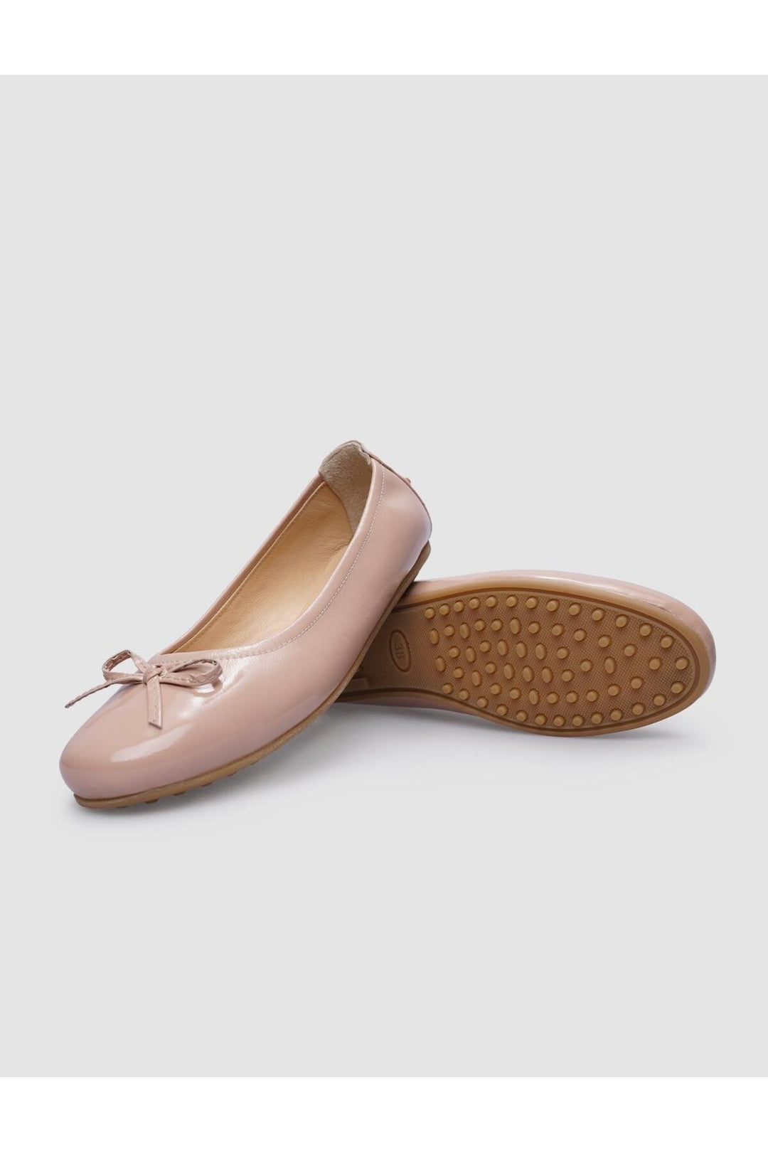 Cabani Shoes Chaussures de ville pour femmes en cuir véritable beige avec détail en nœud. - Multicolore