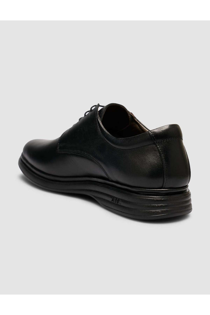 Cabani Shoes Chaussures classiques pour hommes en cuir véritable noires à lacets - Multicolore