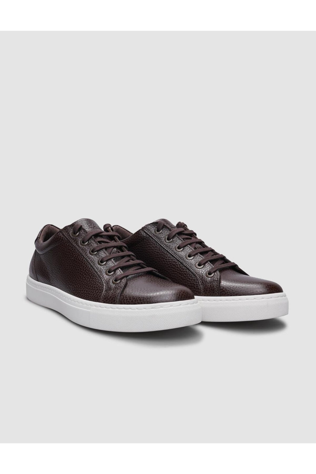 Cabani Shoes Chaussures de ville pour hommes en cuir véritable 100 % marron à lacets - Marron