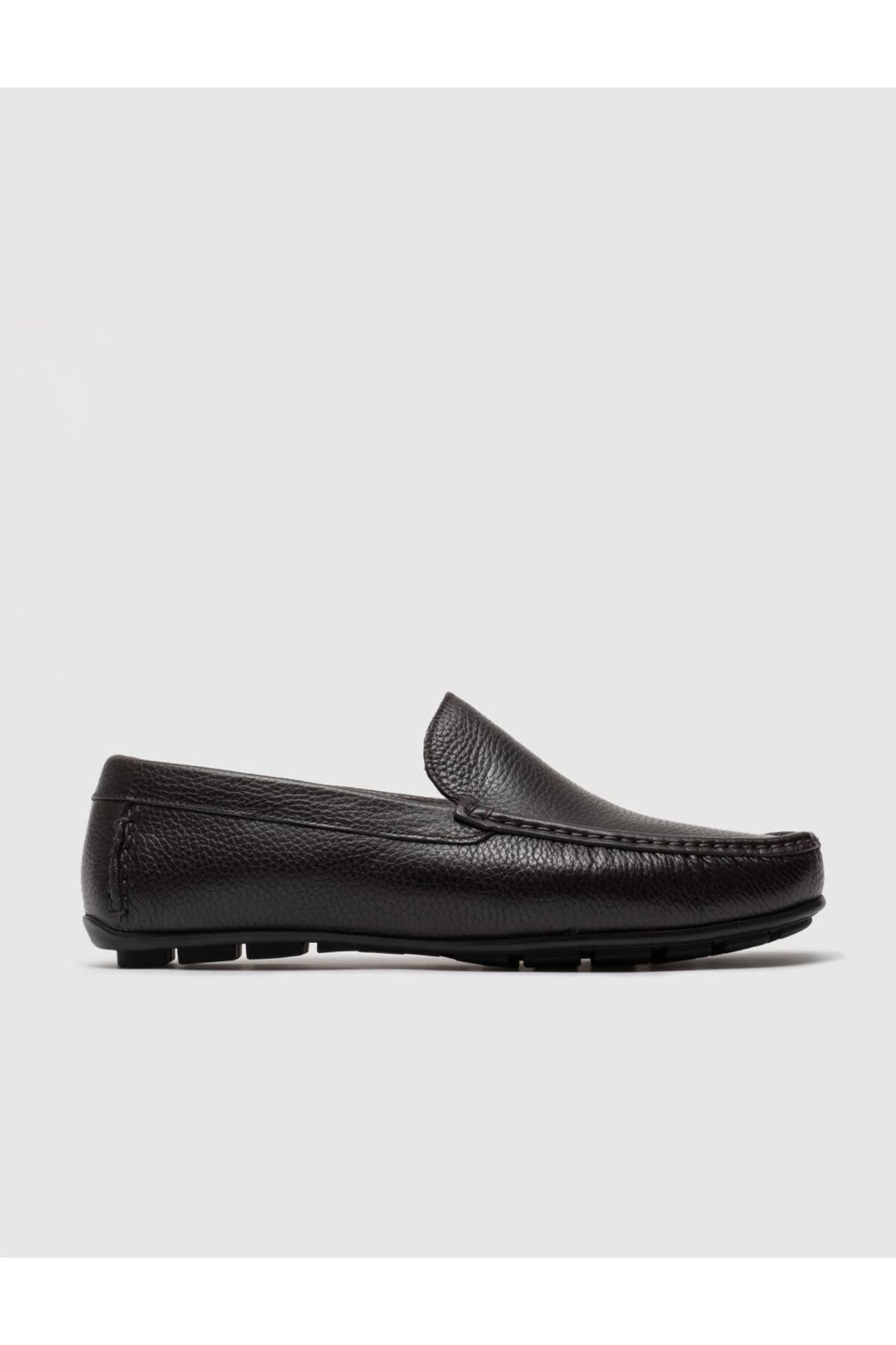 Cabani Shoes Mocassins pour hommes en cuir véritable marron - Marron