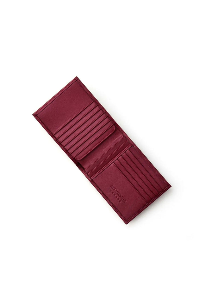 helmbrook Portefeuille en cuir véritable pour homme Design personnalisé Protégé RFID Tanner Bourgogne