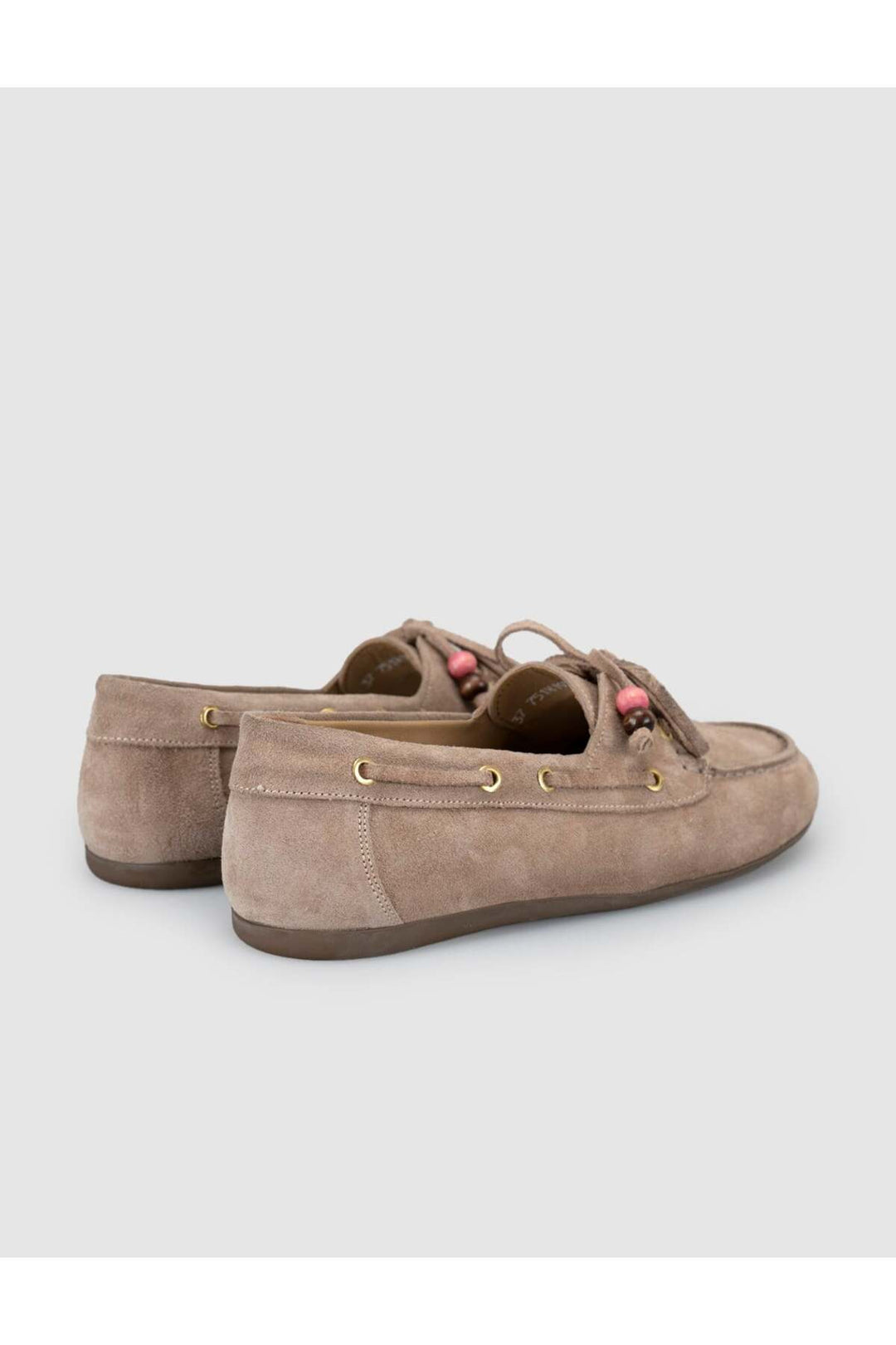 Cabani Shoes Lumanar Femme Nomad Crème Suède Driver Loafer Chaussures - Crème