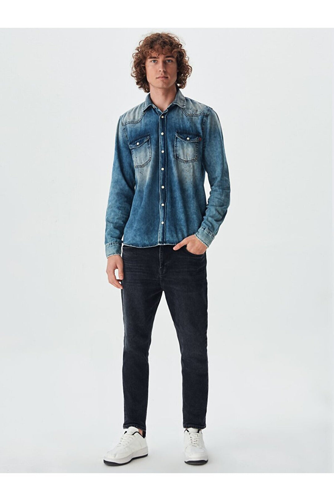 LTB Chemise en jean slim Rohan