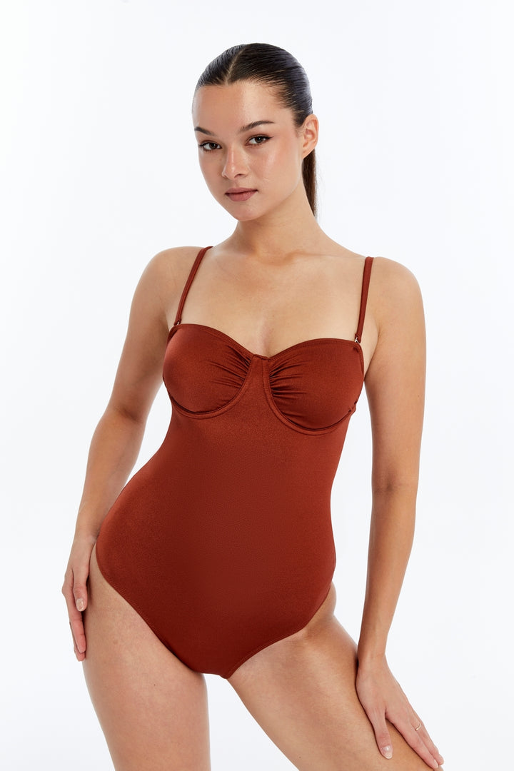 Lovely Things Maillots de bain balconnet ALESSIA - Cannelle