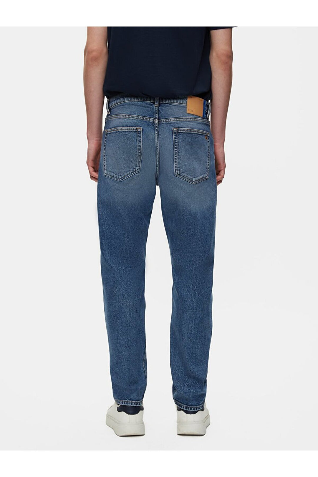 LTB Pantalon en jean Loren uni à taille moyenne - karişik_55928