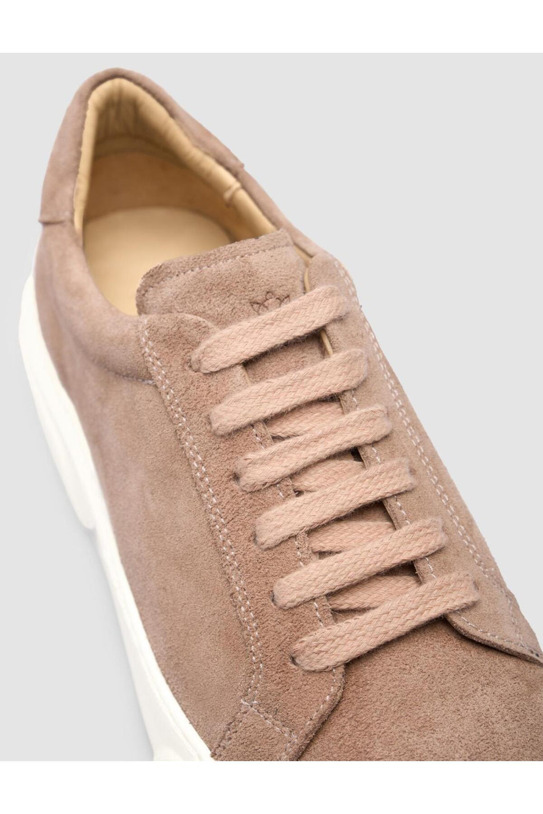 Cabani Shoes %100 Cuir véritable Crème Baskets Femme - Crème