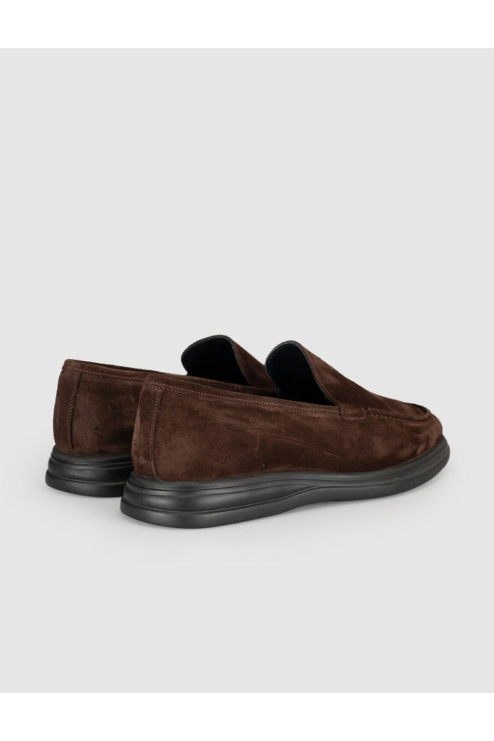 Cabani Shoes Chaussures Loafer pour hommes en cuir véritable marron - Multicolore