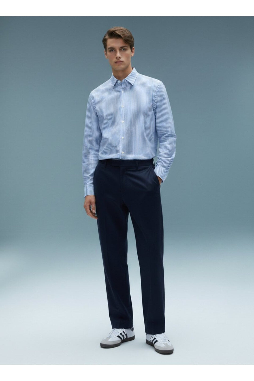LTB Chemise Rayée Bleue - Bleu