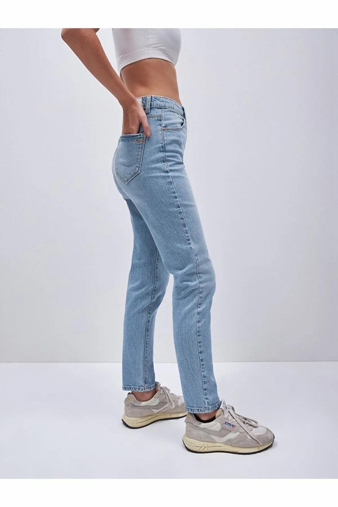 LTB Dores Vıole Wash Pantalon en Jean Femme - Clair Bleu_