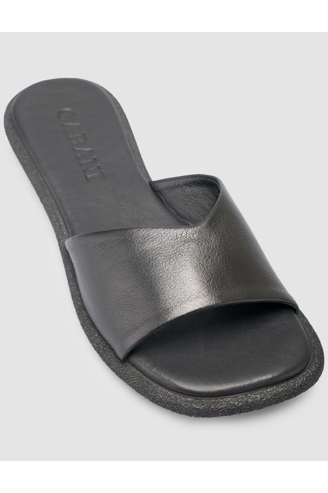 Cabani Shoes %100 Cuir véritable Sandales noires pour femmes - Multicolore