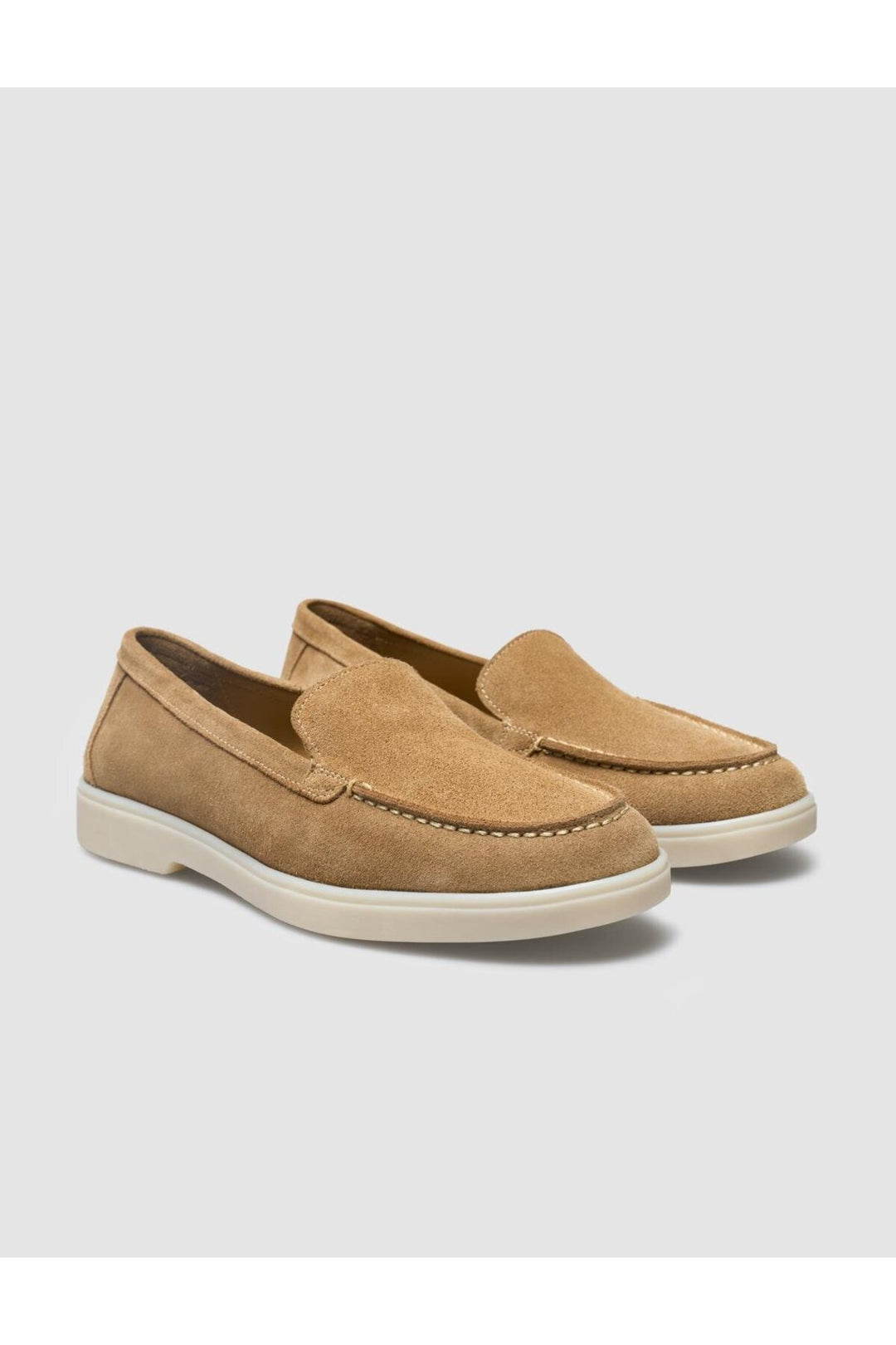 Cabani Shoes MonaMae 100% Cuir Véritable Suède Femme Loafer Taba - Tabac