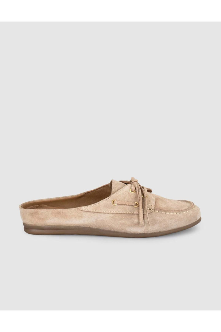 Cabani Shoes Mule loafer en daim en suède pour femme - Multicolore
