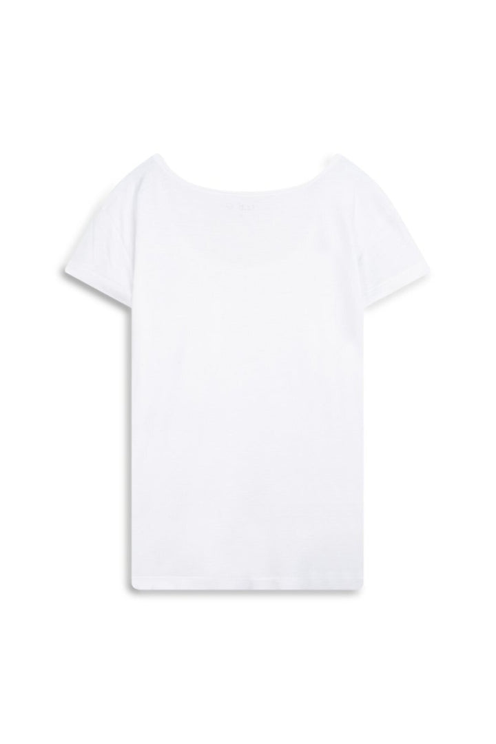 LTB T-shirt Basique Blanc à Poches - Blanc