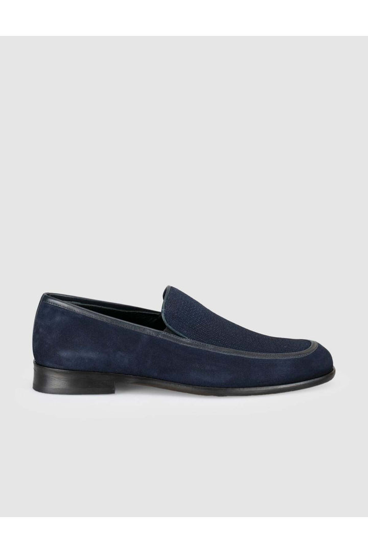 Cabani Shoes Loafer pour homme en cuir premium bleu marine - Bleu marine