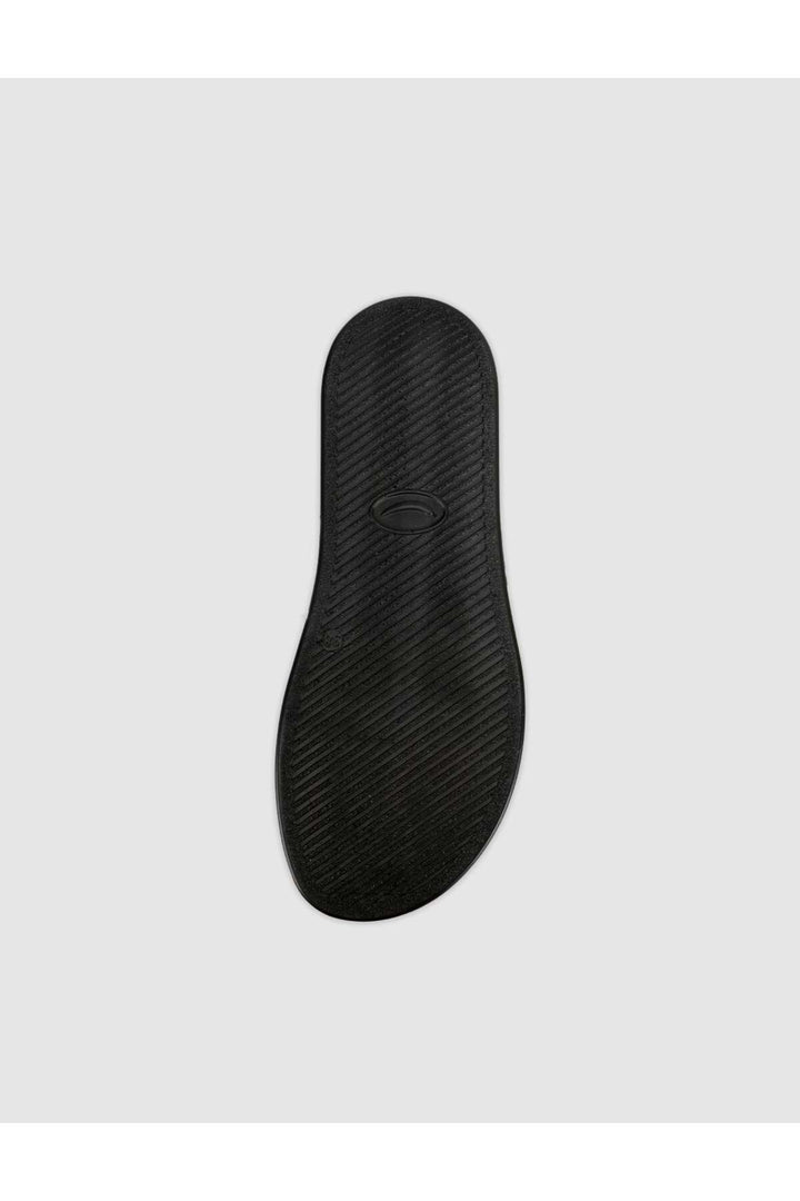 Cabani Shoes Sandale à plateforme en cuir véritable pour femme noire - Multicolore