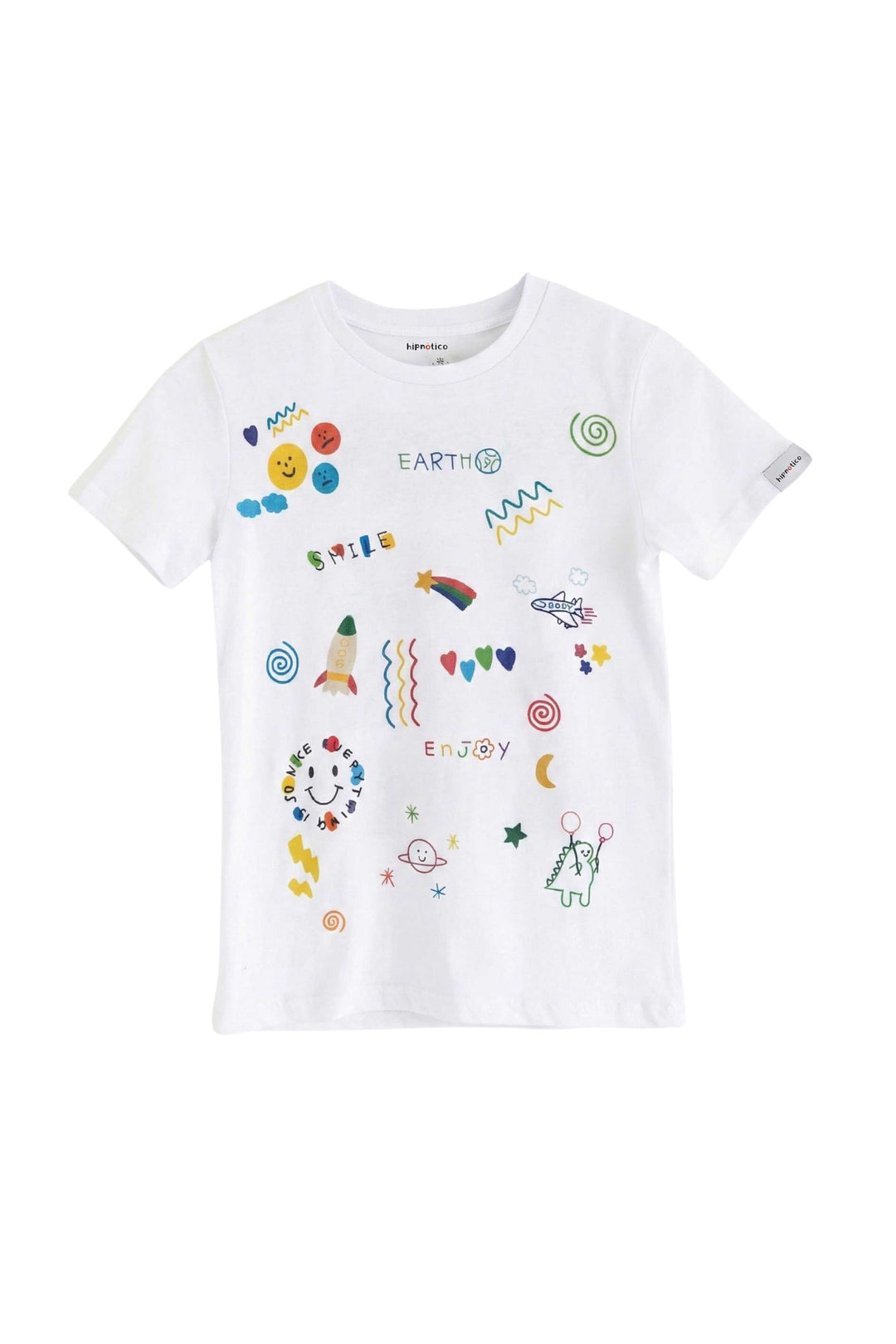 Hipnotico T-shirt pour enfant "Chaque enfant est un artiste" - Multicolore