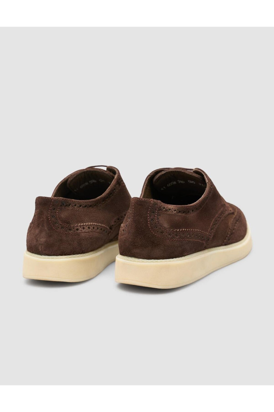 Cabani Shoes Chaussures de ville pour hommes en cuir suédé véritable 100 % marron - Multicolore