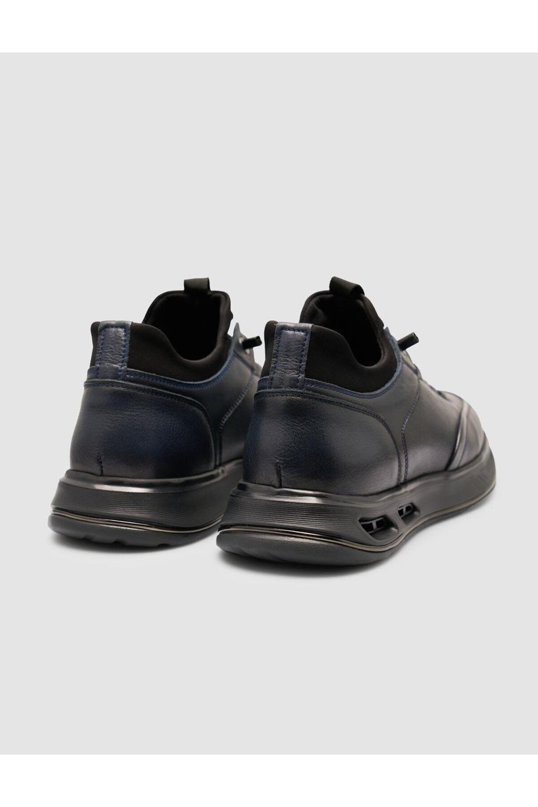 Cabani Shoes Chaussures de sport pour hommes à lacets bleu marine - Bleu marine