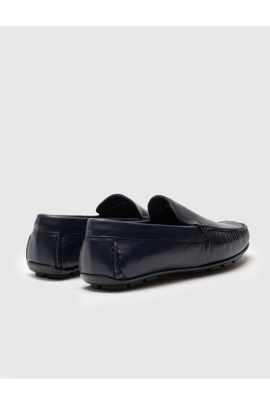 Cabani Shoes Chaussures Loafer pour hommes en cuir véritable bleu marine d'été - Bleu marine